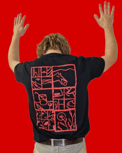 Buntspecht - Red Print T-Shirt